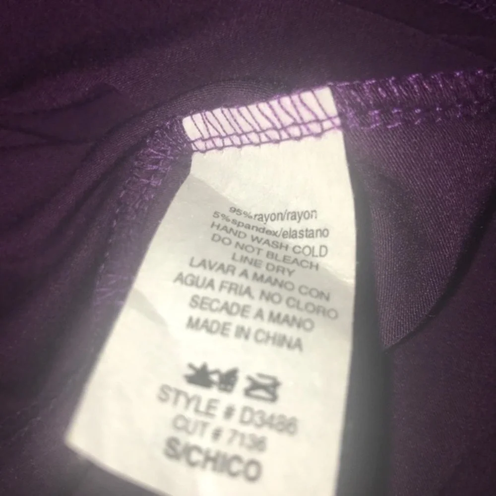 Mini NWT‎ Purple with Fringed Sleeves Dress…